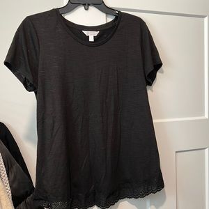 Black top with cute back design